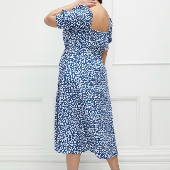 Eloquii Elements Puff Sleeve Dress - Picture 2 of 5